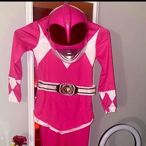 Pink power ranger kids 4-6 years old